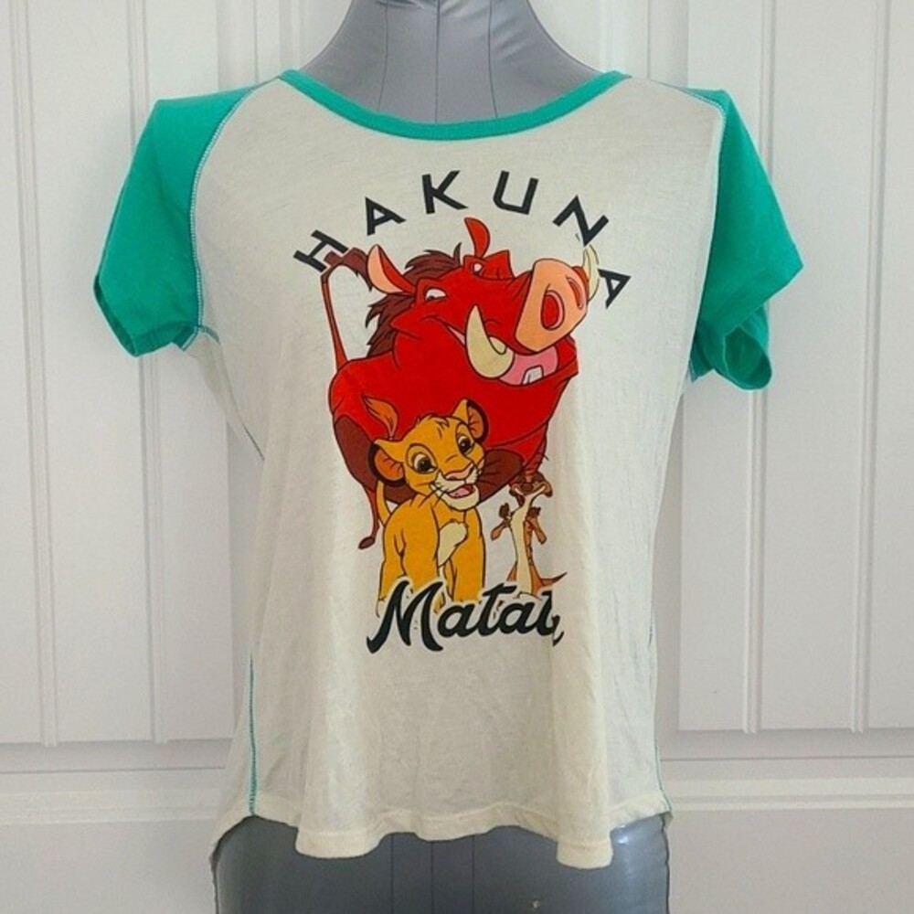 Lion King t-shirt size XL Disney pumbaa timon simba Hakuna Matata